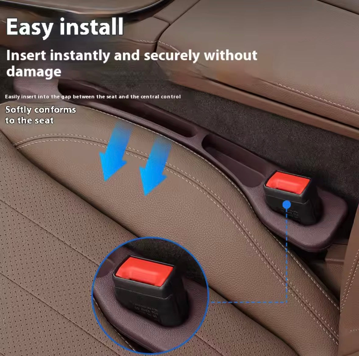 2Pc* Car Seat Gap Filler